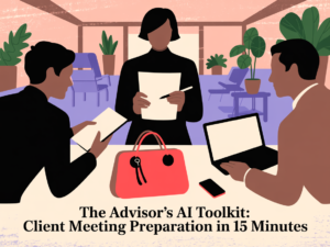 The Advisor’s AI Toolkit: Client Meeting Preparation in 15 Minutes